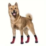 Pantoufle Chaussures Anti-dérapantes Pour Chien 4pcs