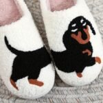 Pantoufles Mignonnes À Motif De Chien De Dessin Animé