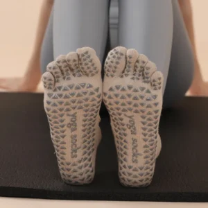 Pantoufle de yoga à cinq doigts en pur coton