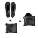 Pantoufle de ballerine plates pliables