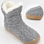 Pantoufle Bottes De Couleur Unie, Chaussures Décontractées Doublées En Peluche